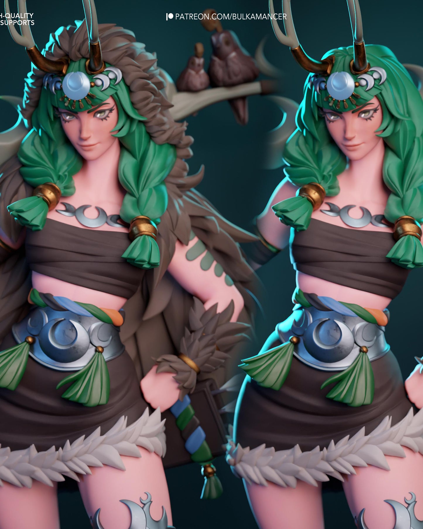 Artemis The Goddes — Painted & DIY | Resin 3D | FAN ART | Garage Kit