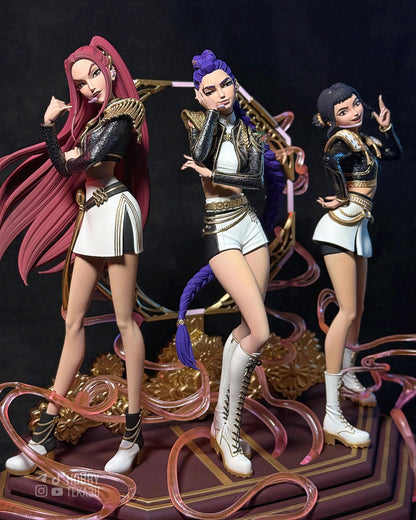 Golden Vocalist — Painted & DIY | Resin 3D | FAN ART | Garage Kit