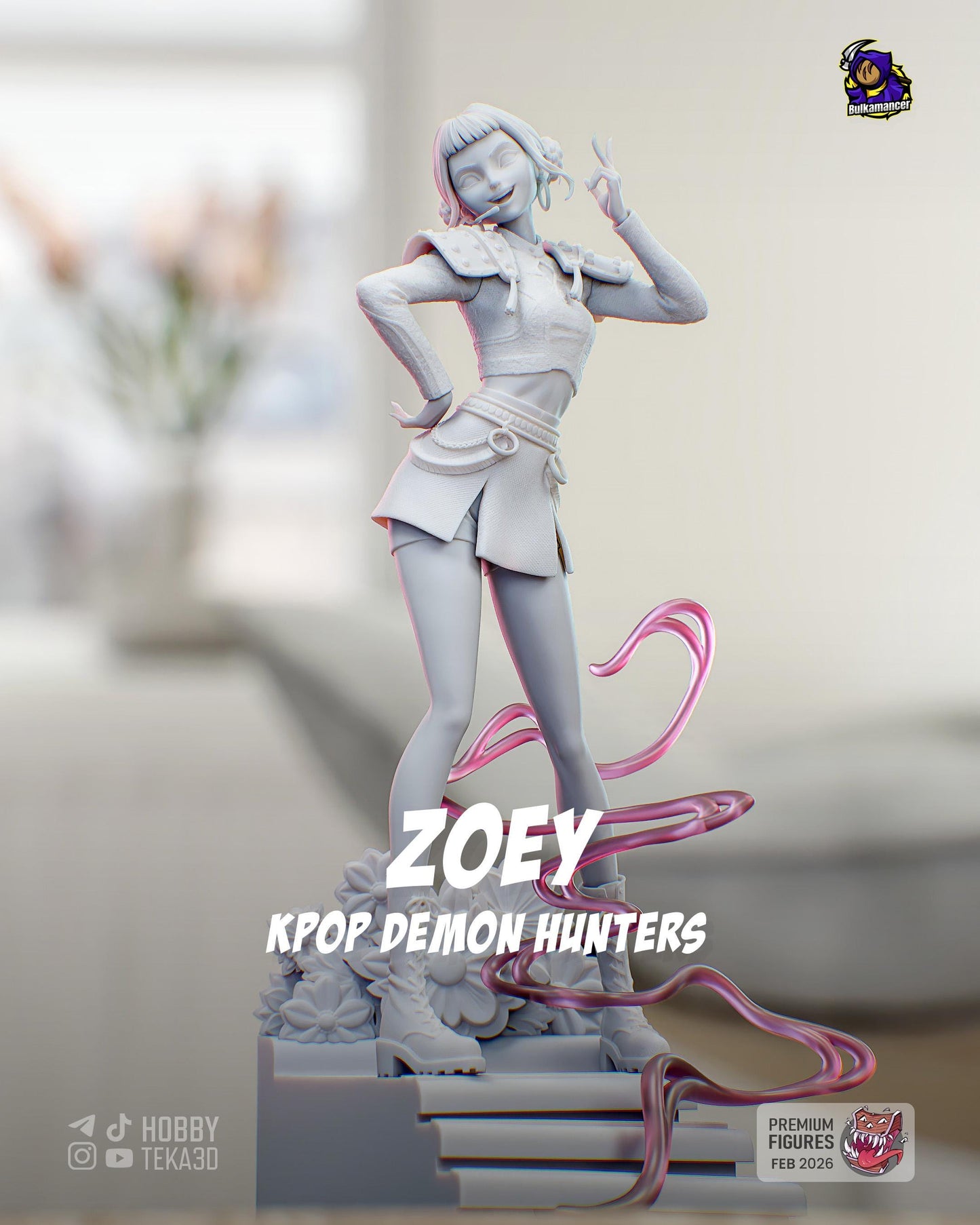 Golden Rapper — Painted & DIY | Resin 3D | FAN ART | Garage Kit