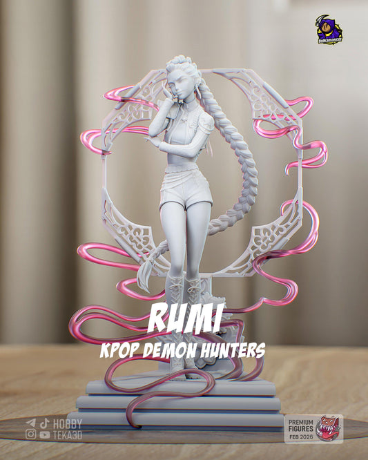 Golden Vocalist — Painted & DIY | Resin 3D | FAN ART | Garage Kit