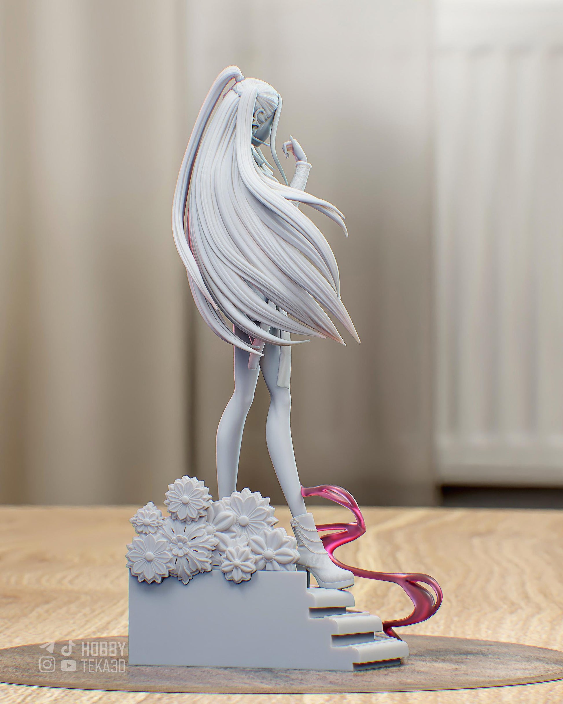 Golden Dancer — Painted & DIY | Resin 3D | FAN ART | Garage Kit