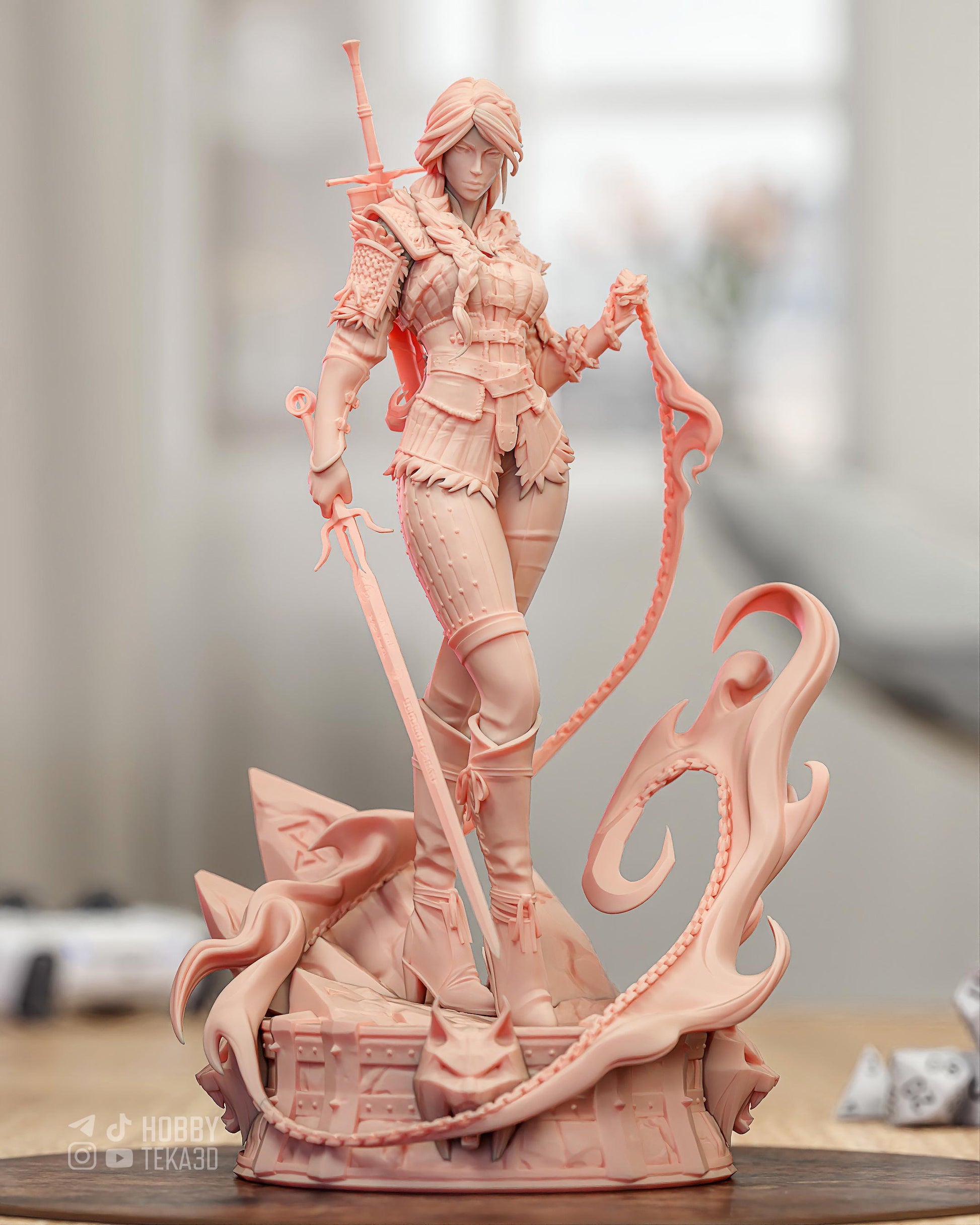 Child of Destiny — Painted & DIY | Resin 3D | FAN ART | Garage Kit