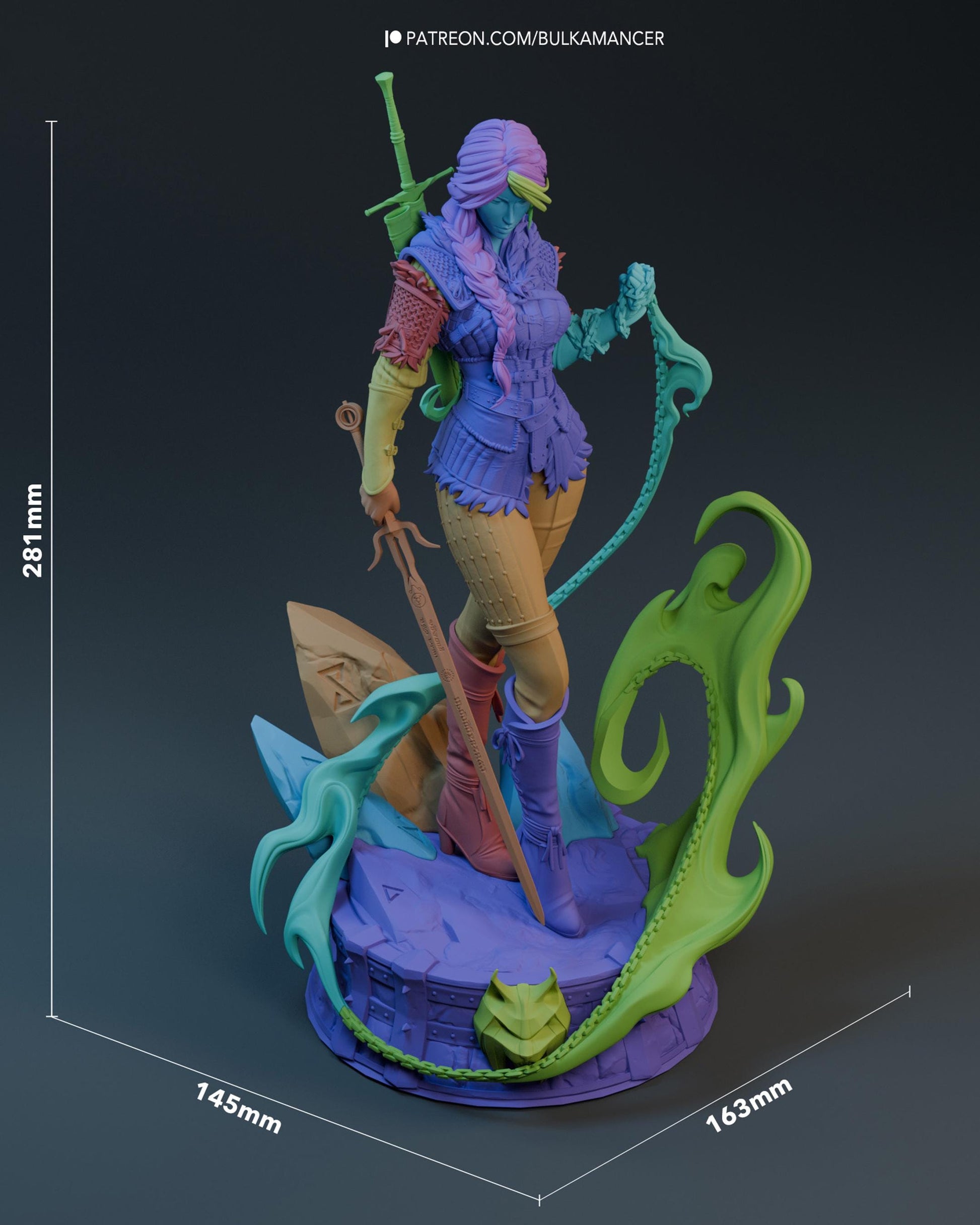 Child of Destiny — Painted & DIY | Resin 3D | FAN ART | Garage Kit