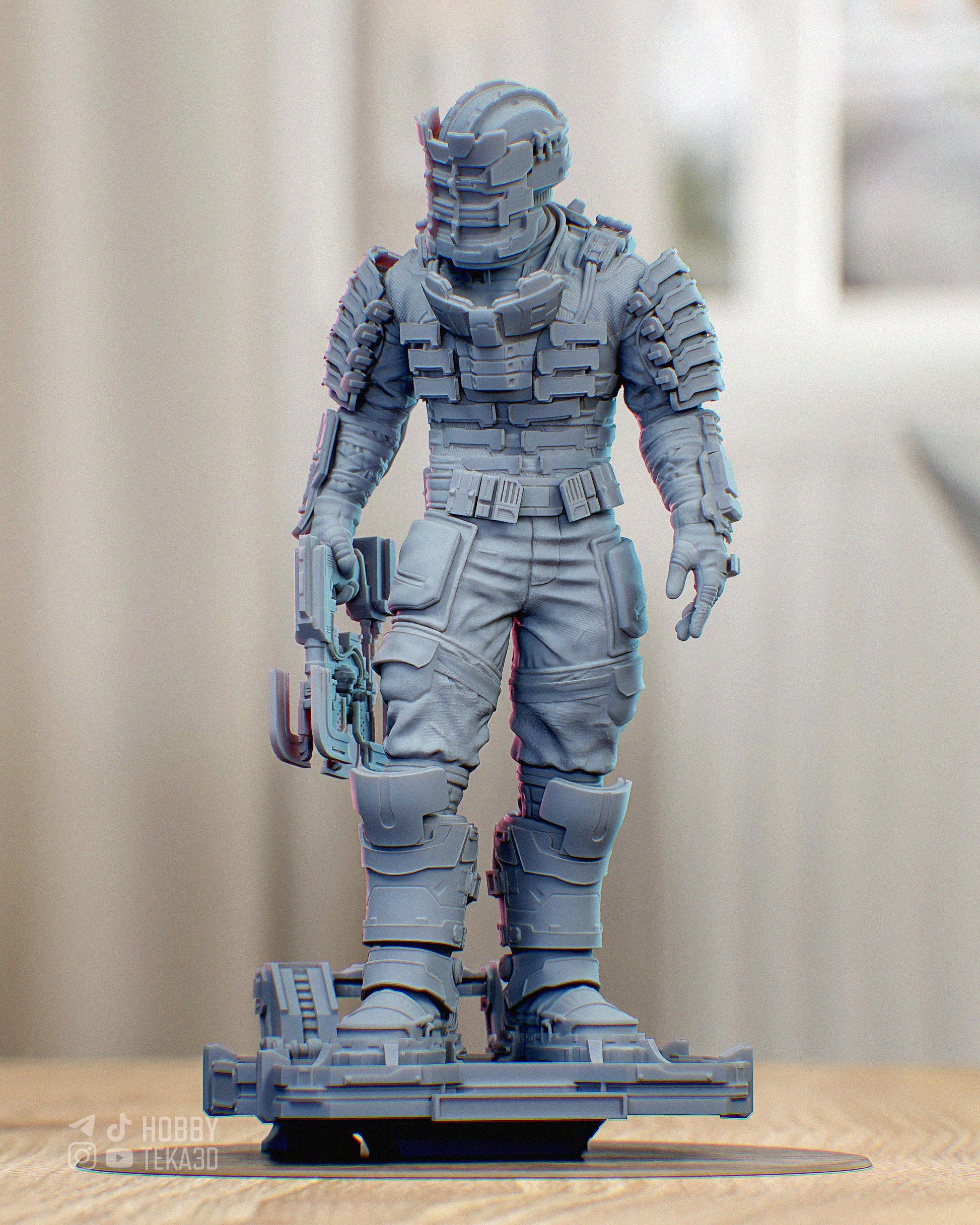Space Engineer — Painted & DIY | Resin 3D | FAN ART | Garage Kit