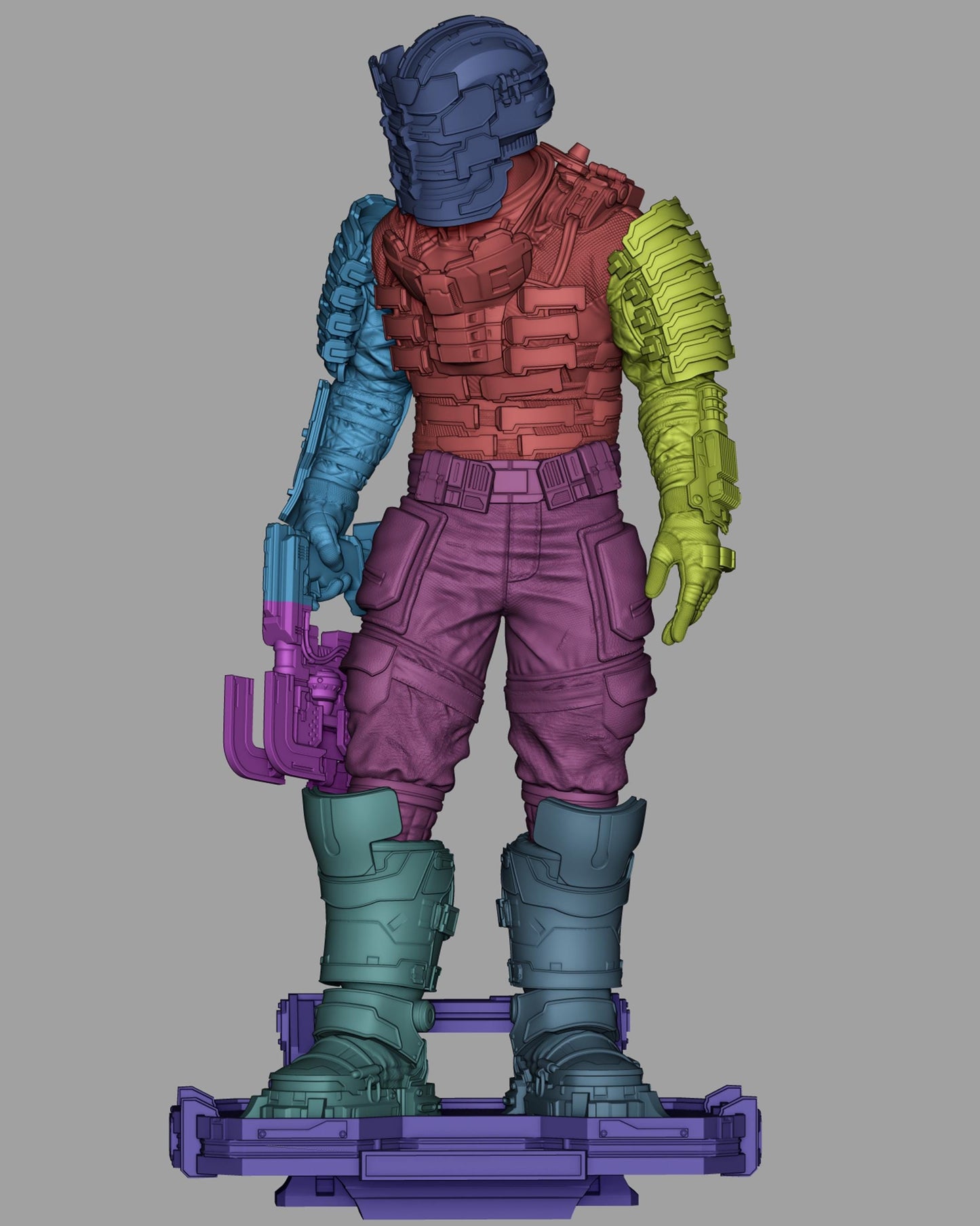 Space Engineer — Painted & DIY | Resin 3D | FAN ART | Garage Kit
