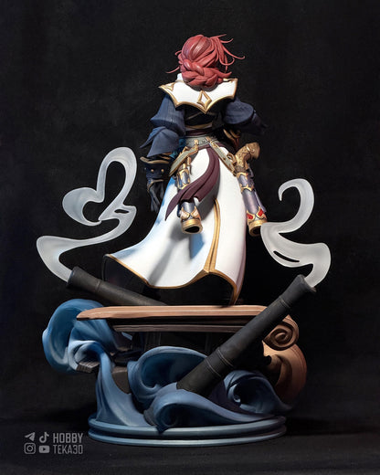 Gaming Action Figurine – Handpainted Resin Figure or DIY Model Kit, inspired by League of Legends Miss Fortune