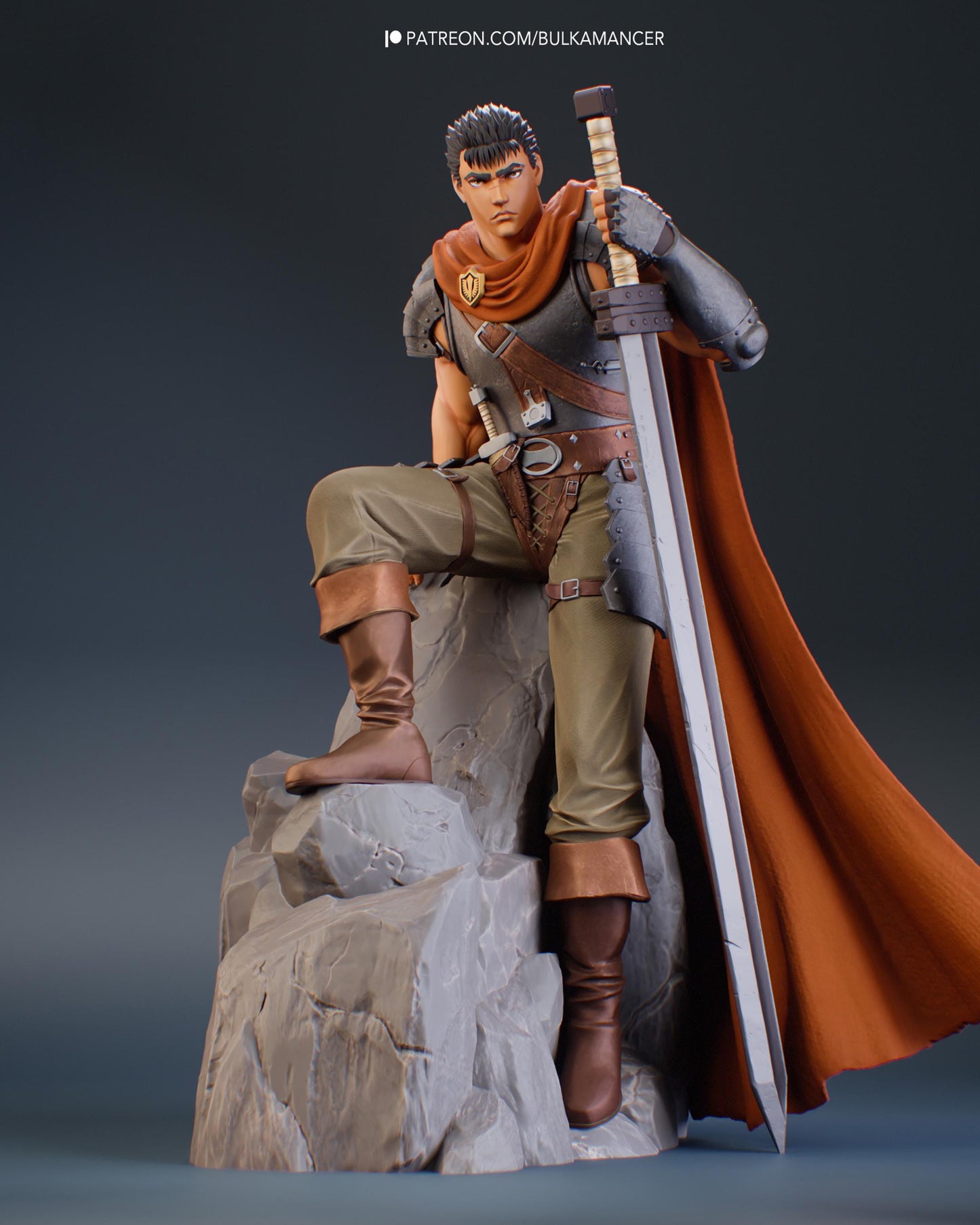 Berserk Knight — Painted & DIY | Resin 3D | FAN ART | Garage Kit