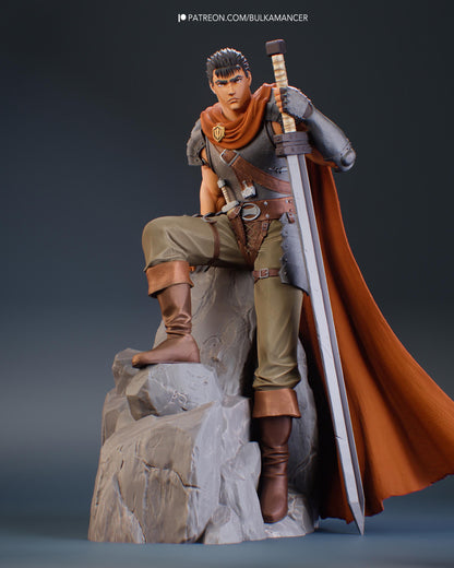 Berserk Knight — Painted & DIY | Resin 3D | FAN ART | Garage Kit