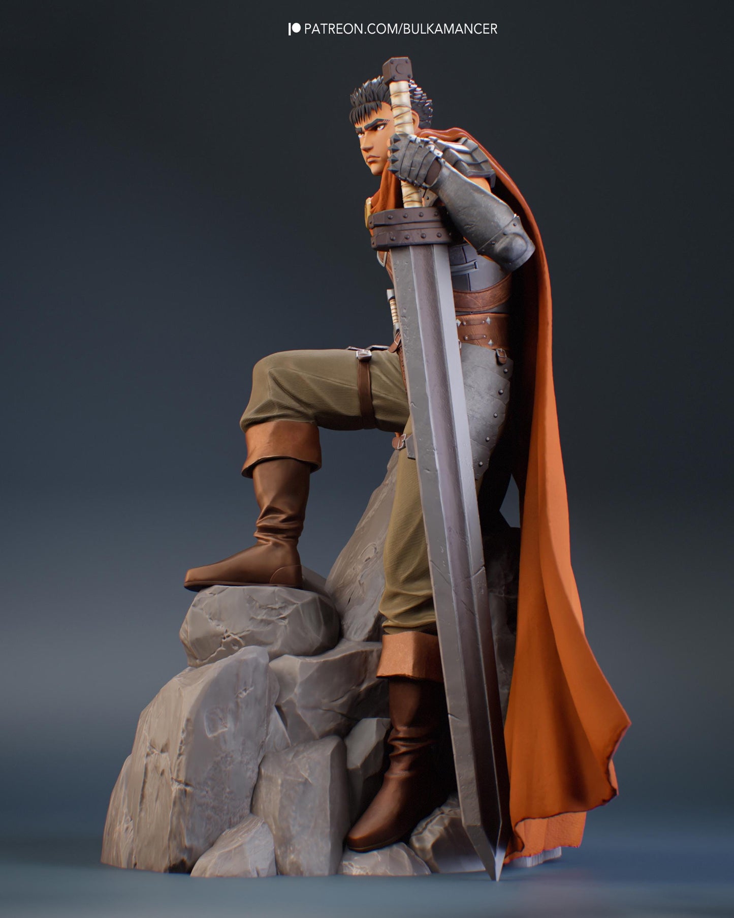 Berserk Knight — Painted & DIY | Resin 3D | FAN ART | Garage Kit