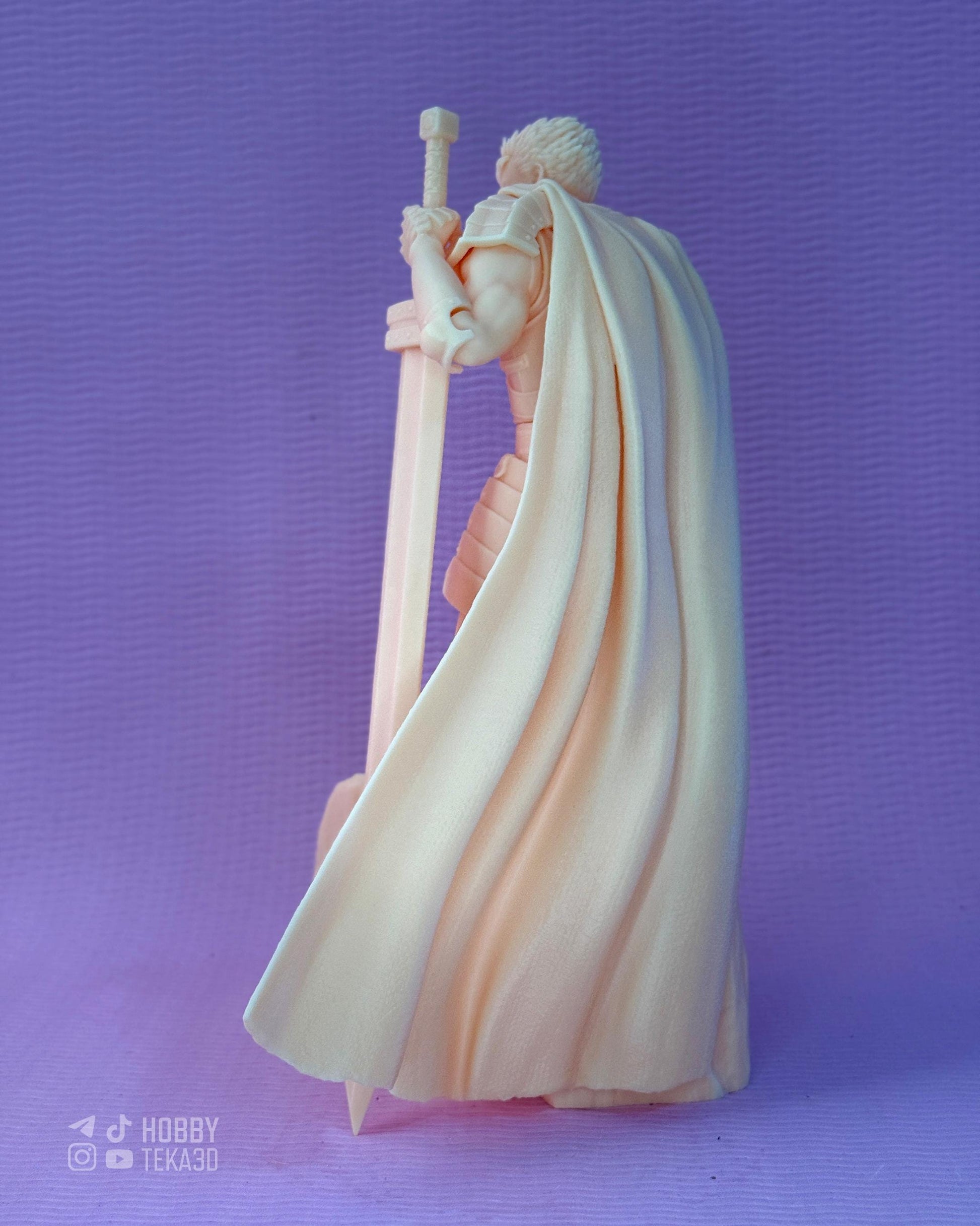 Berserk Knight — Painted & DIY | Resin 3D | FAN ART | Garage Kit