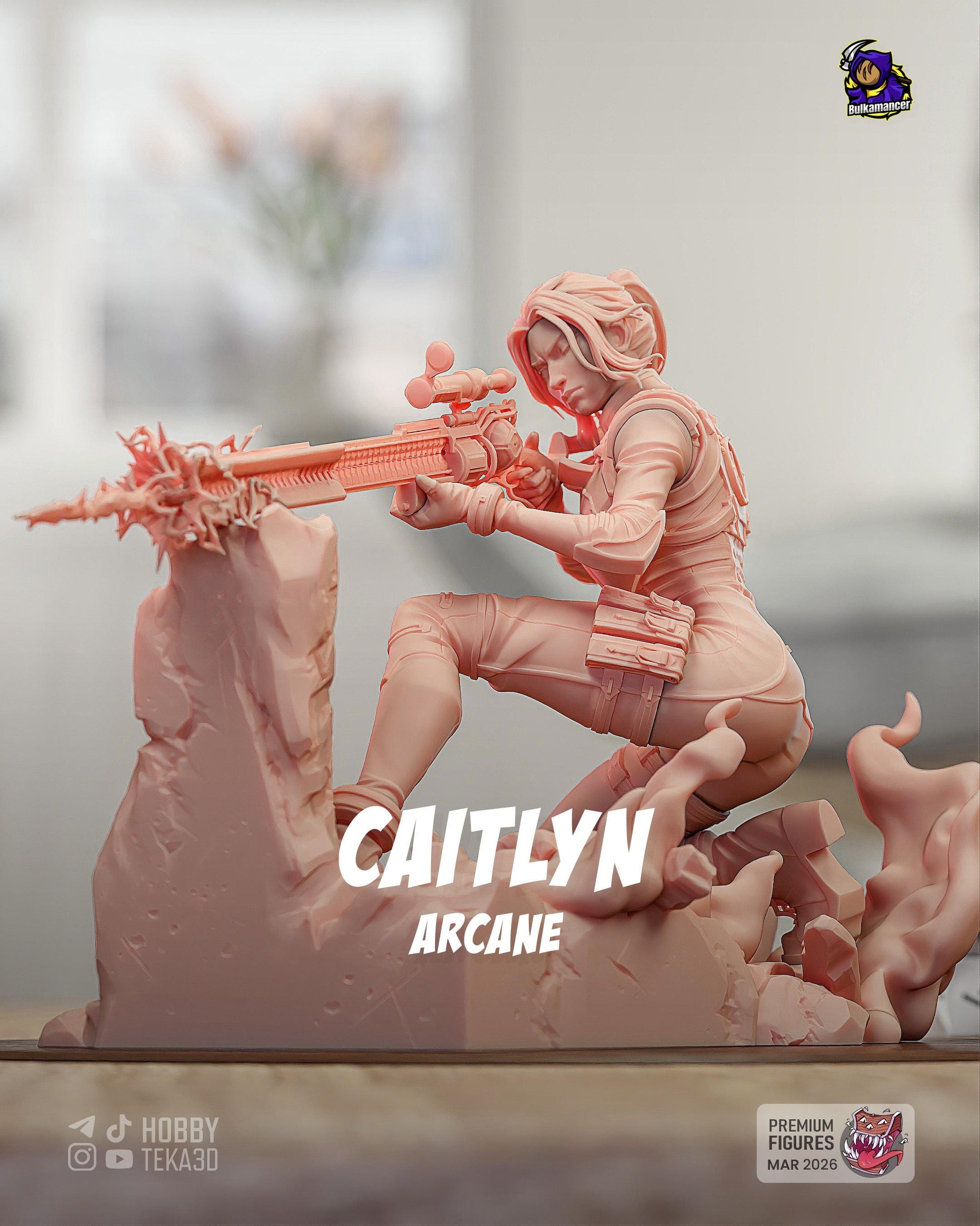 Arcane Sniper — Painted & DIY | Resin 3D | FAN ART | Garage Kit