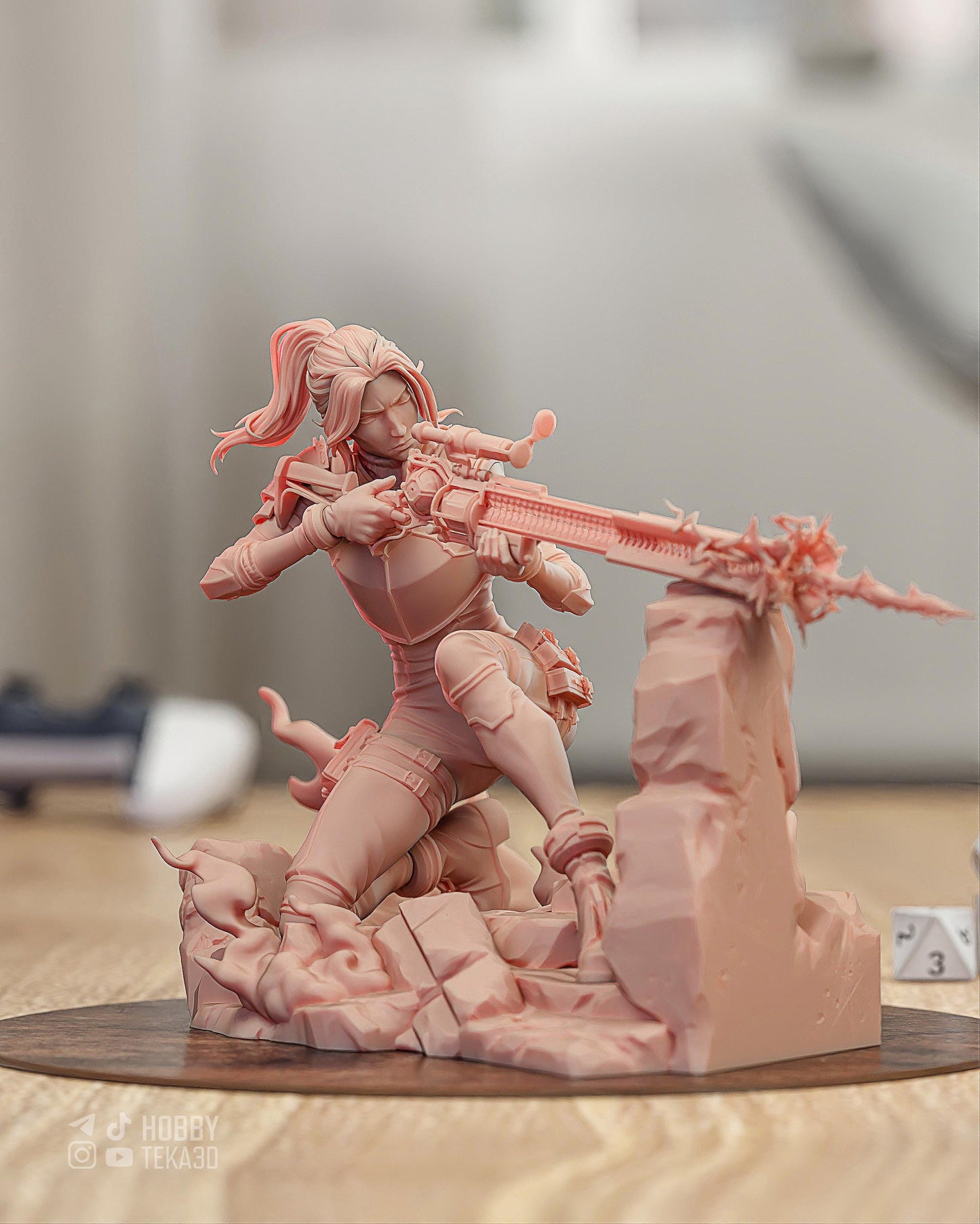 Arcane Sniper — Painted & DIY | Resin 3D | FAN ART | Garage Kit
