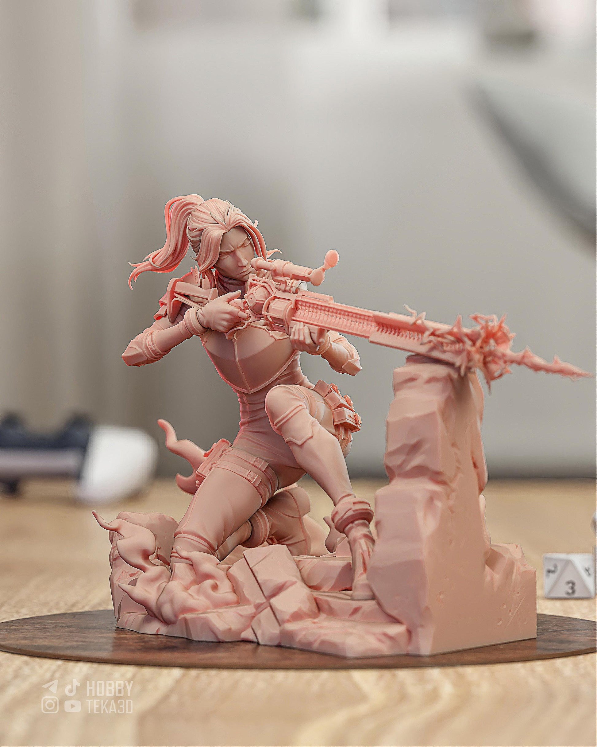 Arcane Sniper — Painted & DIY | Resin 3D | FAN ART | Garage Kit
