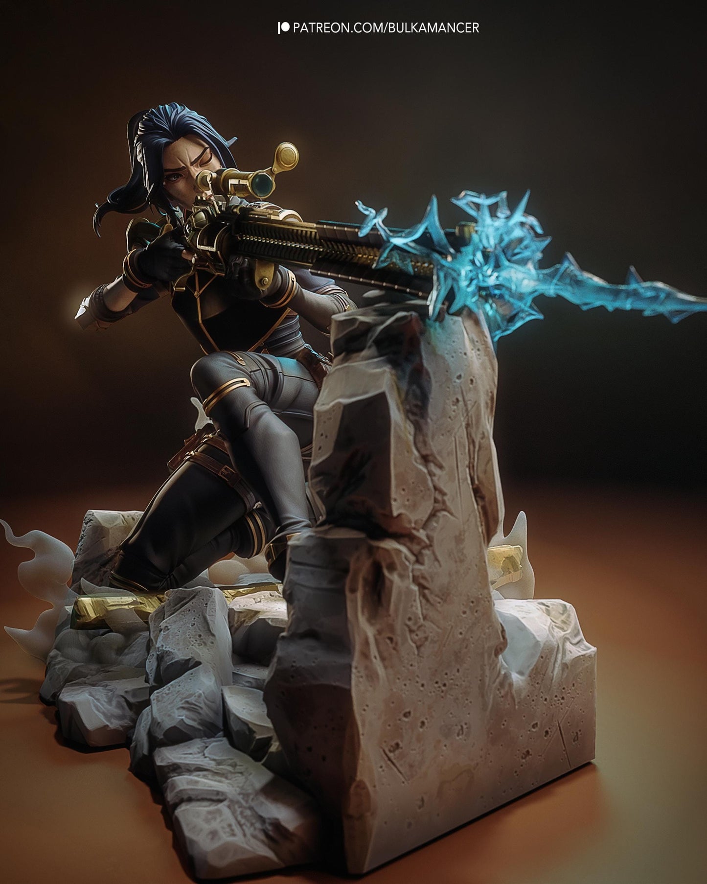 Arcane Sniper — Painted & DIY | Resin 3D | FAN ART | Garage Kit