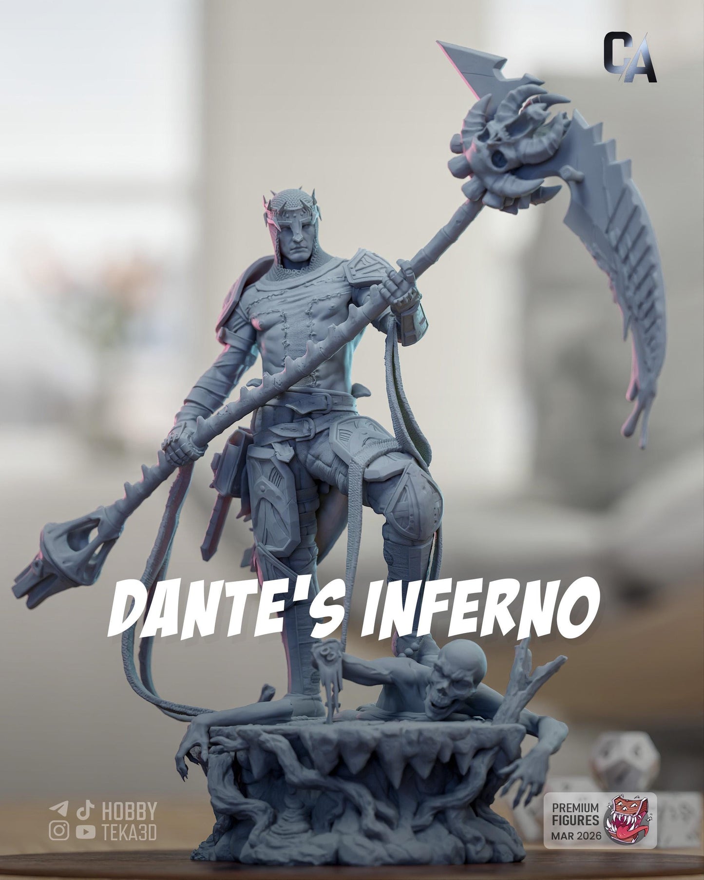 3D Printed Resin Figurine – Perfect Gift for Nerds & Gaming Fans - DIY Painting Projects