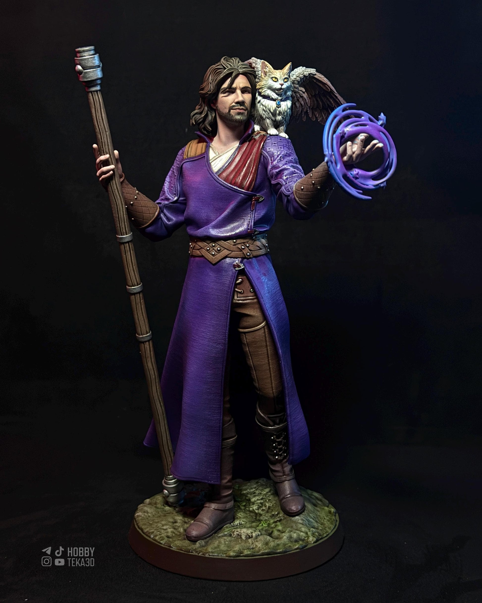 Gaming Action Figurine – Handpainted Resin Figure or DIY Model Kit, inspired by Baldur's Gate 3 Gale