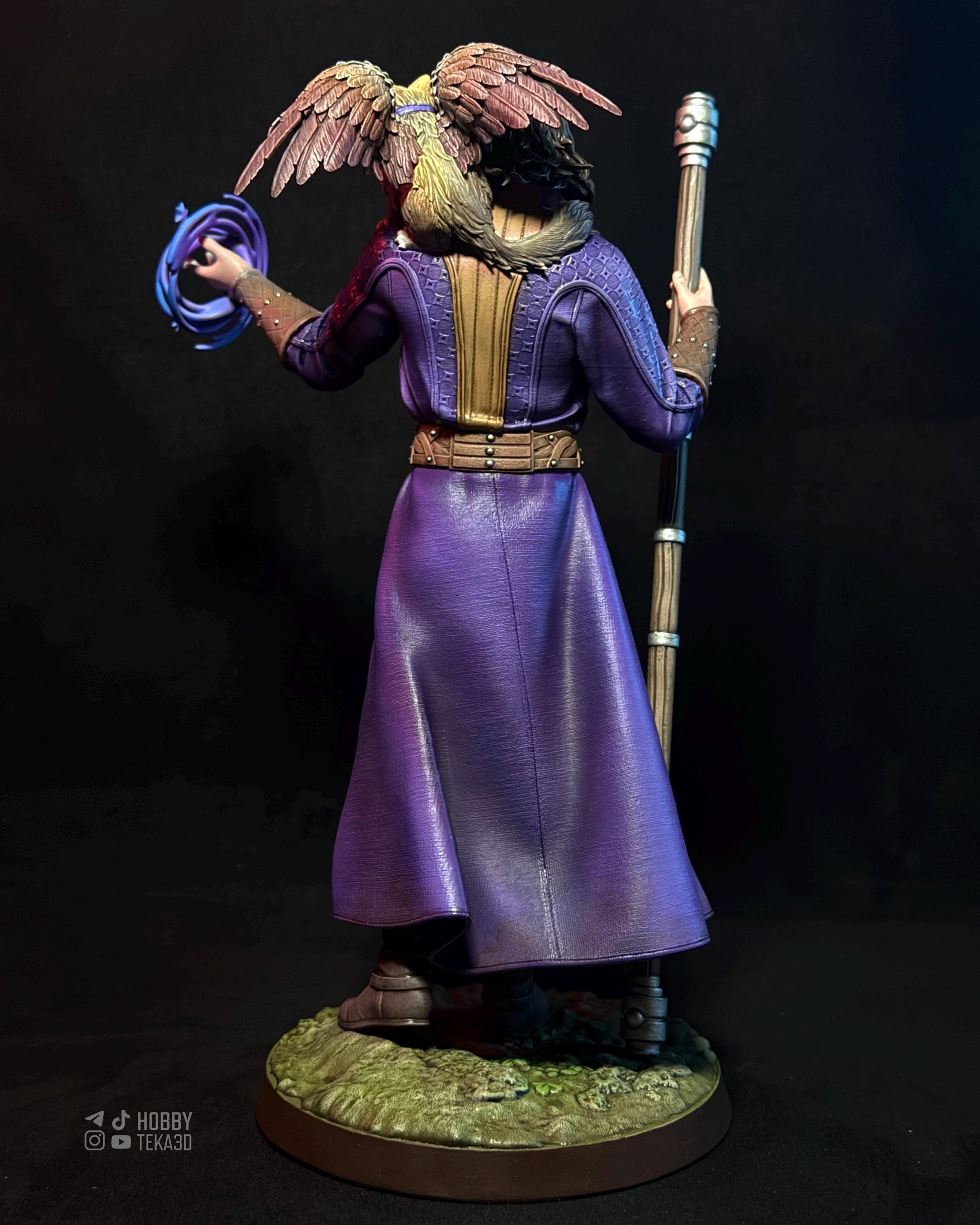 Gaming Action Figurine – Handpainted Resin Figure or DIY Model Kit, inspired by Baldur's Gate 3 Gale