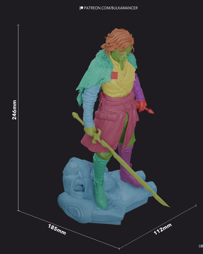 Outsider Expeditioner — Painted & DIY | Resin 3D | FAN ART | Garage Kit