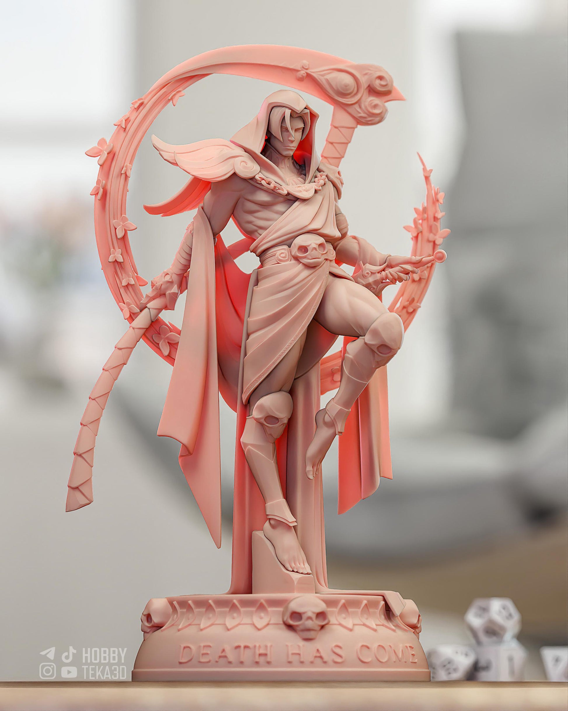 Thanatos The God — Painted & DIY | Resin 3D | FAN ART | Garage Kit