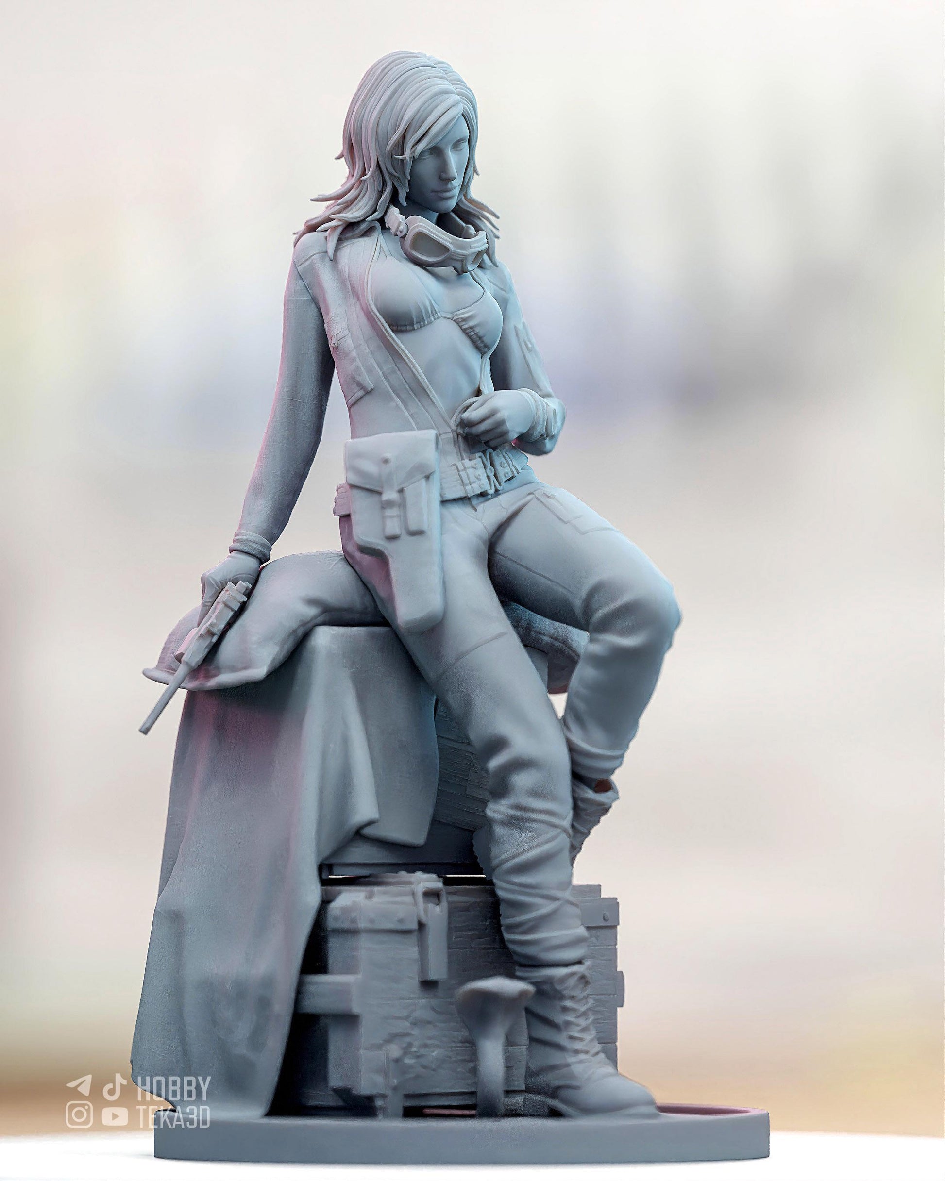 Eva — Painted & DIY | Resin 3D | FAN ART | Garage Kit