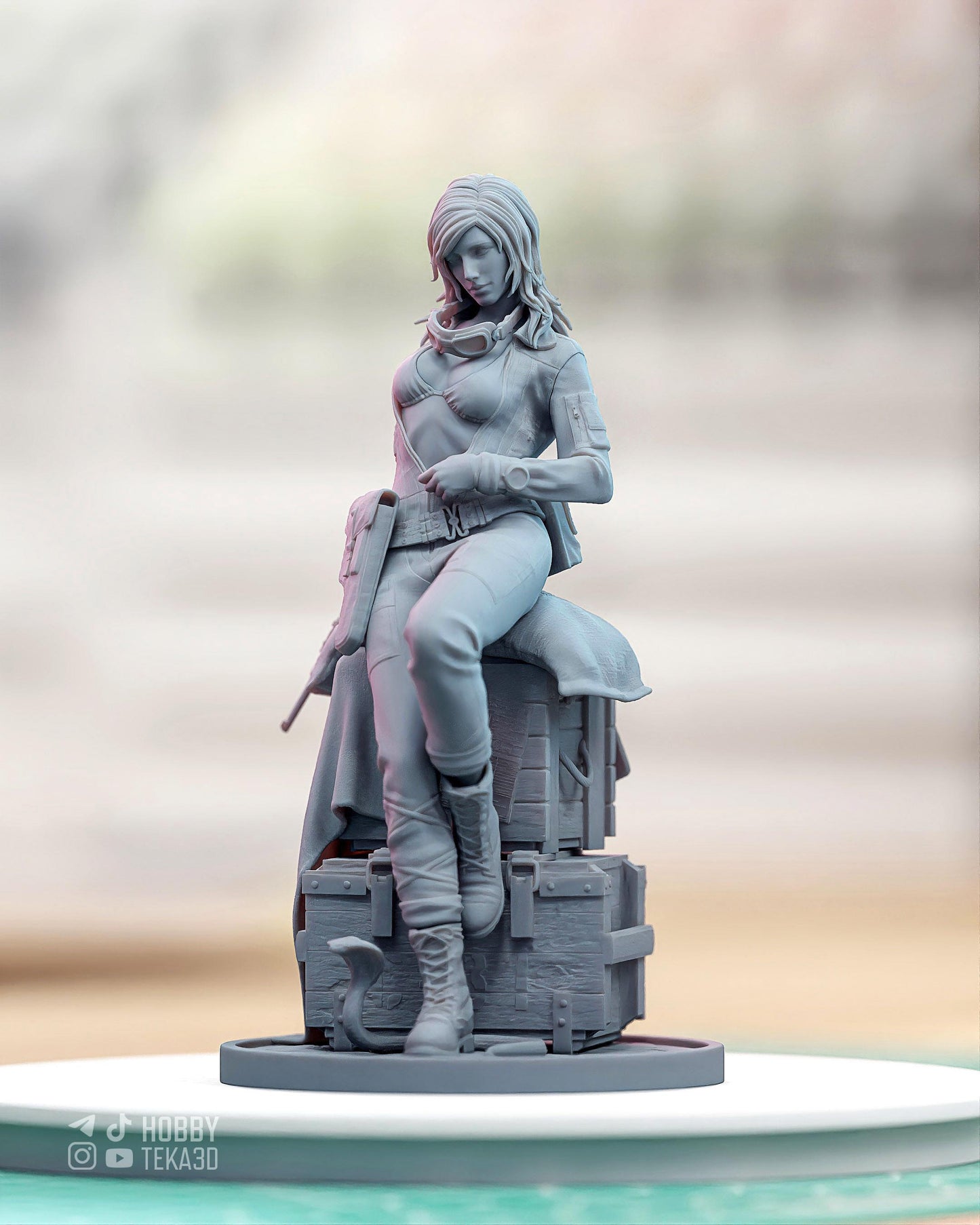 Eva — Painted & DIY | Resin 3D | FAN ART | Garage Kit