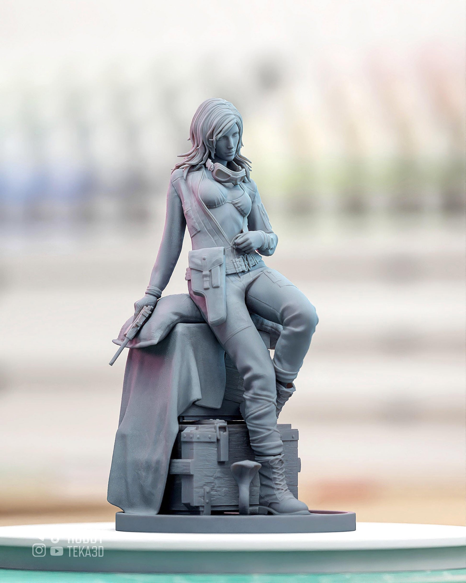 Eva — Painted & DIY | Resin 3D | FAN ART | Garage Kit