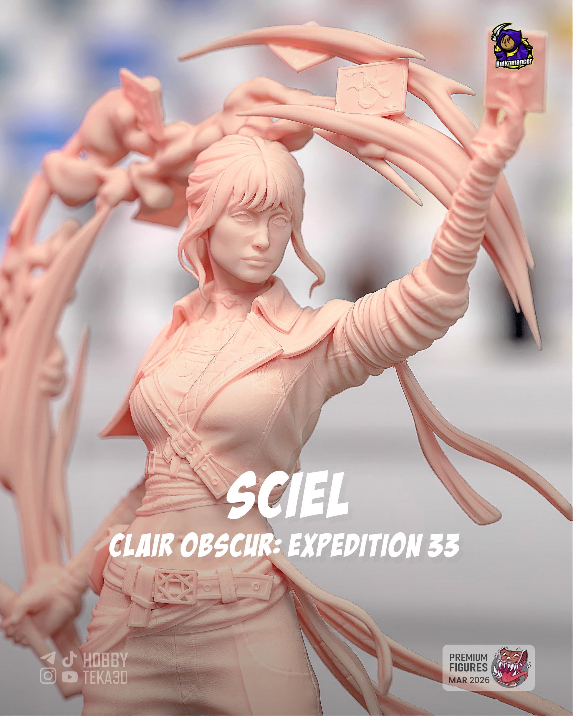 Sciel — Painted & DIY | Resin 3D | FAN ART | Garage Kit