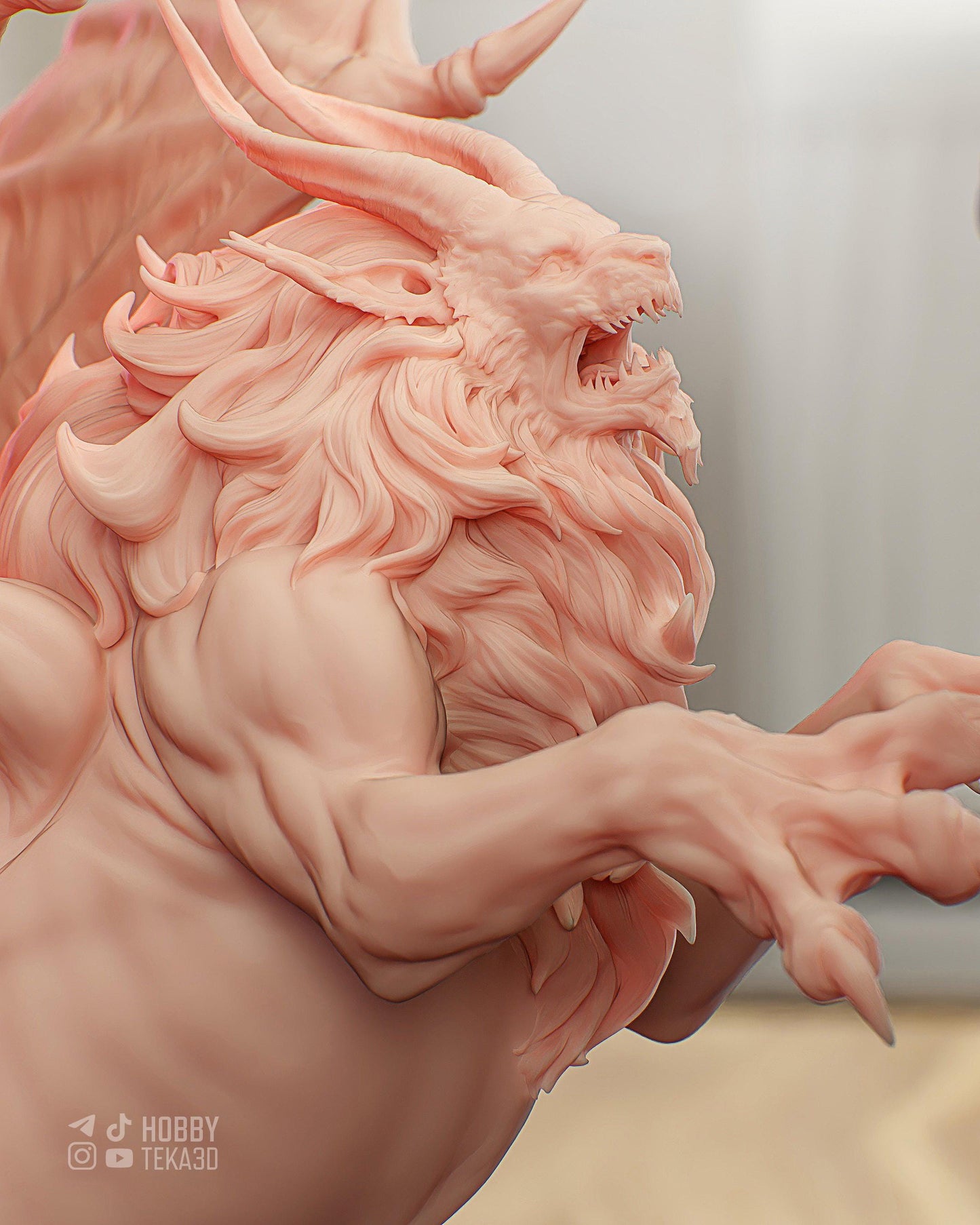 Ciri vs Manticore — Painted & DIY | Resin 3D | FAN ART | Garage Kit