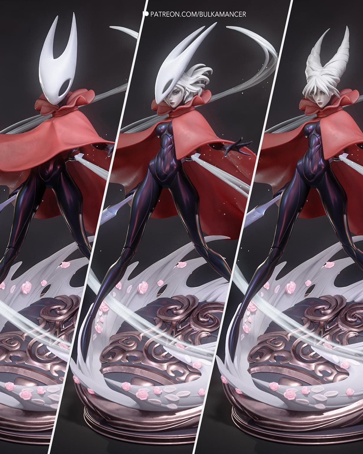 Gaming Action Figurine – Handpainted Resin Figure or DIY Model Kit, inspired by Hollow Knight: Silksong Hornet