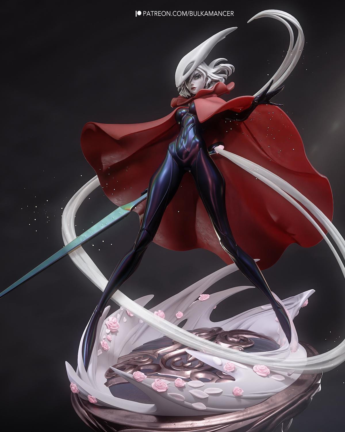 Gaming Action Figurine – Handpainted Resin Figure or DIY Model Kit, inspired by Hollow Knight: Silksong Hornet