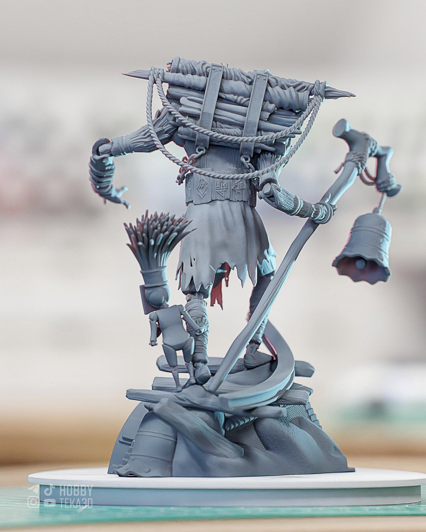 Gaming Action Figurine – Handpainted Resin Figure or DIY Model Kit, inspired by Clair Obscur: Expedition 33 Monoco