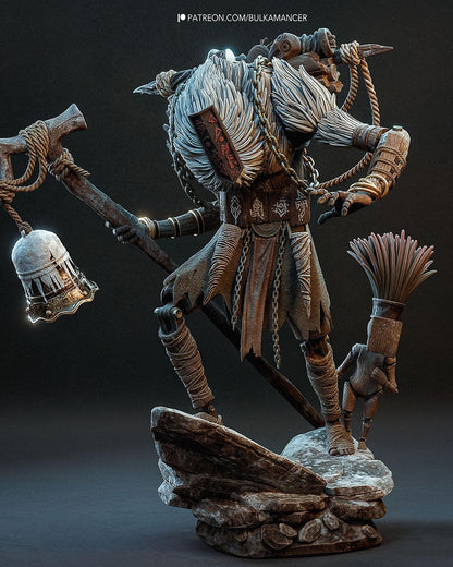 Gaming Action Figurine – Handpainted Resin Figure or DIY Model Kit, inspired by Clair Obscur: Expedition 33 Monoco