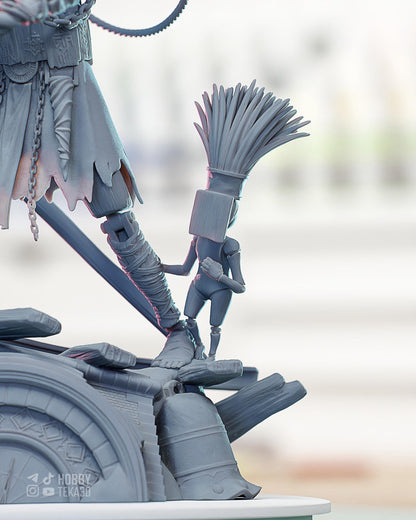 Gaming Action Figurine – Handpainted Resin Figure or DIY Model Kit, inspired by Clair Obscur: Expedition 33 Monoco