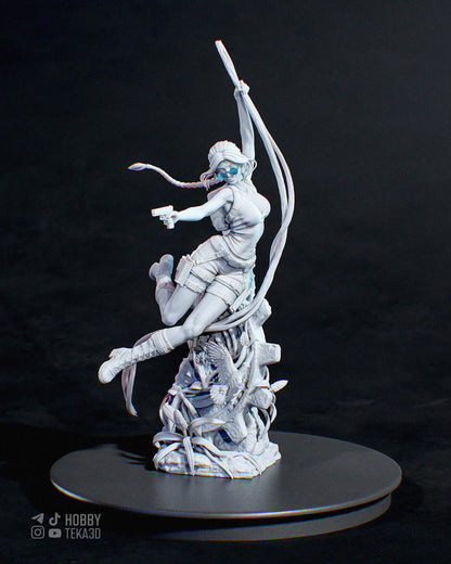 Treasure Hunteress - Painted & DIY | Resin 3D | FAN ART | Garage Kit