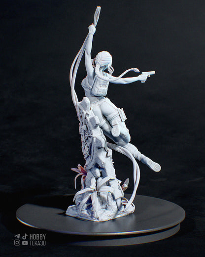 Treasure Hunteress - Painted & DIY | Resin 3D | FAN ART | Garage Kit