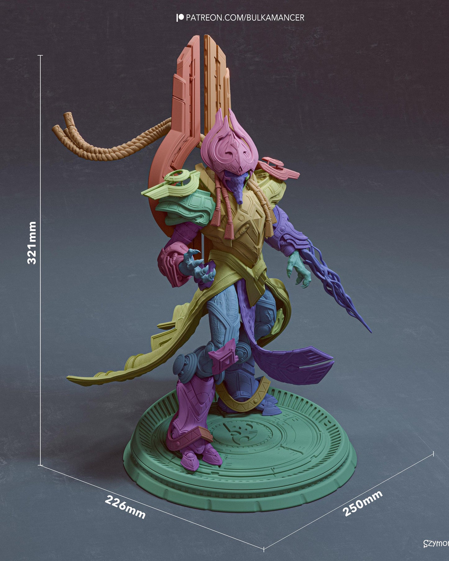 Gaming Action Figurine – Handpainted Resin Figure or DIY Model Kit, inspired by StarCraft Artanis
