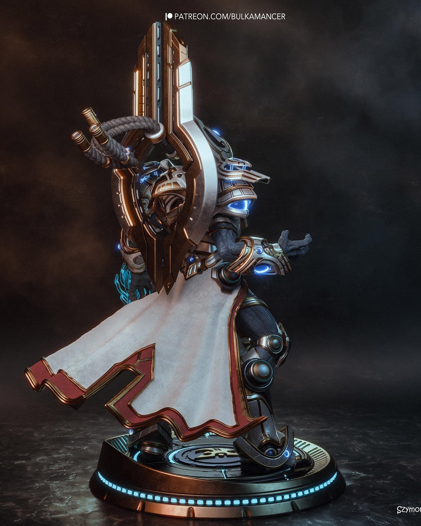 Gaming Action Figurine – Handpainted Resin Figure or DIY Model Kit, inspired by StarCraft Artanis