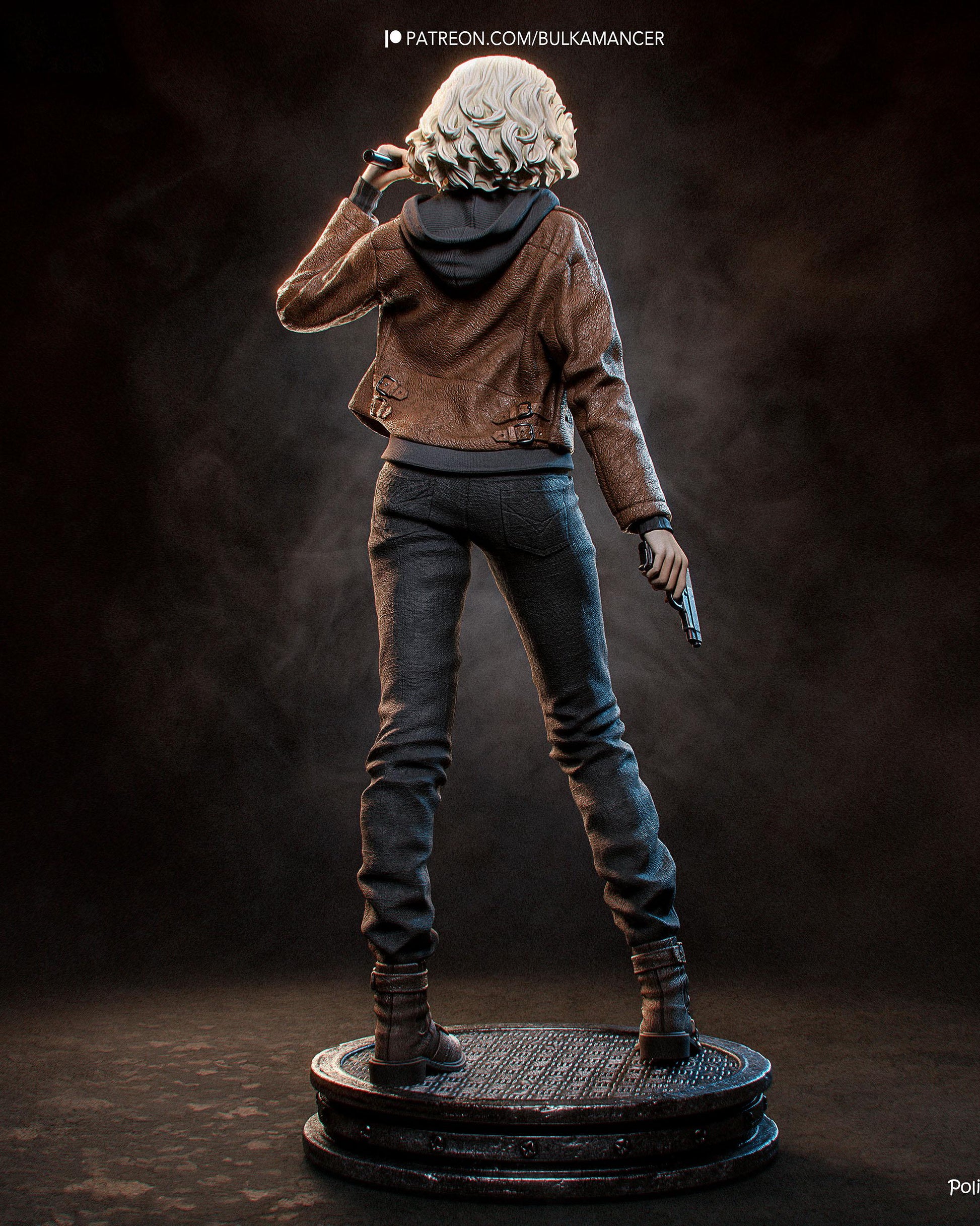 Gaming Action Figurine – Handpainted Resin Figure or DIY Model Kit, inspired by Resident Evil Grace Ashcroft