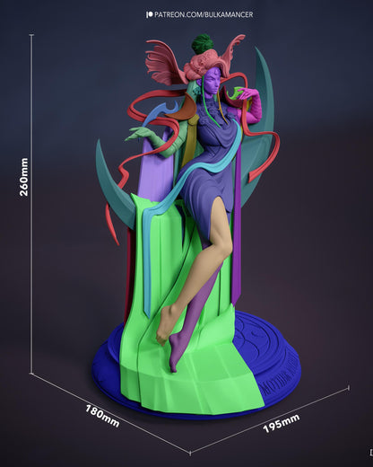 Gaming Action Figurine – Handpainted Resin Figure or DIY Model Kit, inspired by Hades Nyx