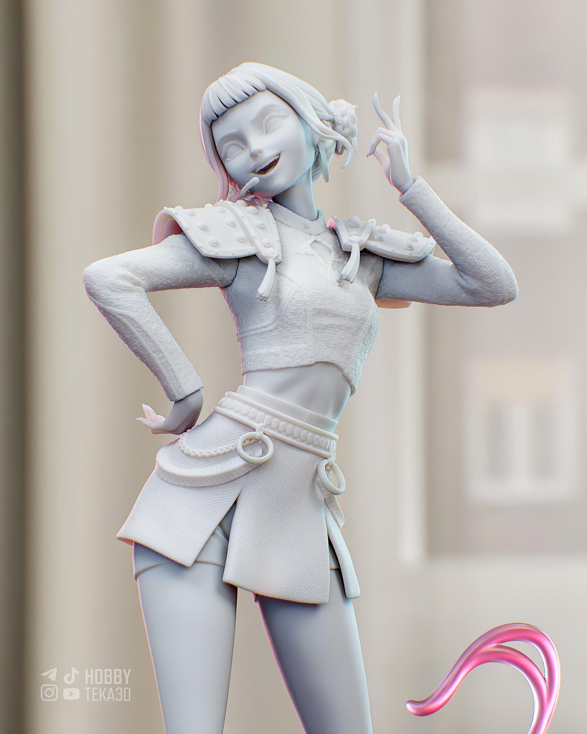 Golden Rapper — Painted & DIY | Resin 3D | FAN ART | Garage Kit