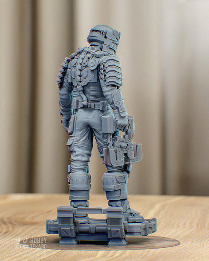 Space Engineer — Painted & DIY | Resin 3D | FAN ART | Garage Kit