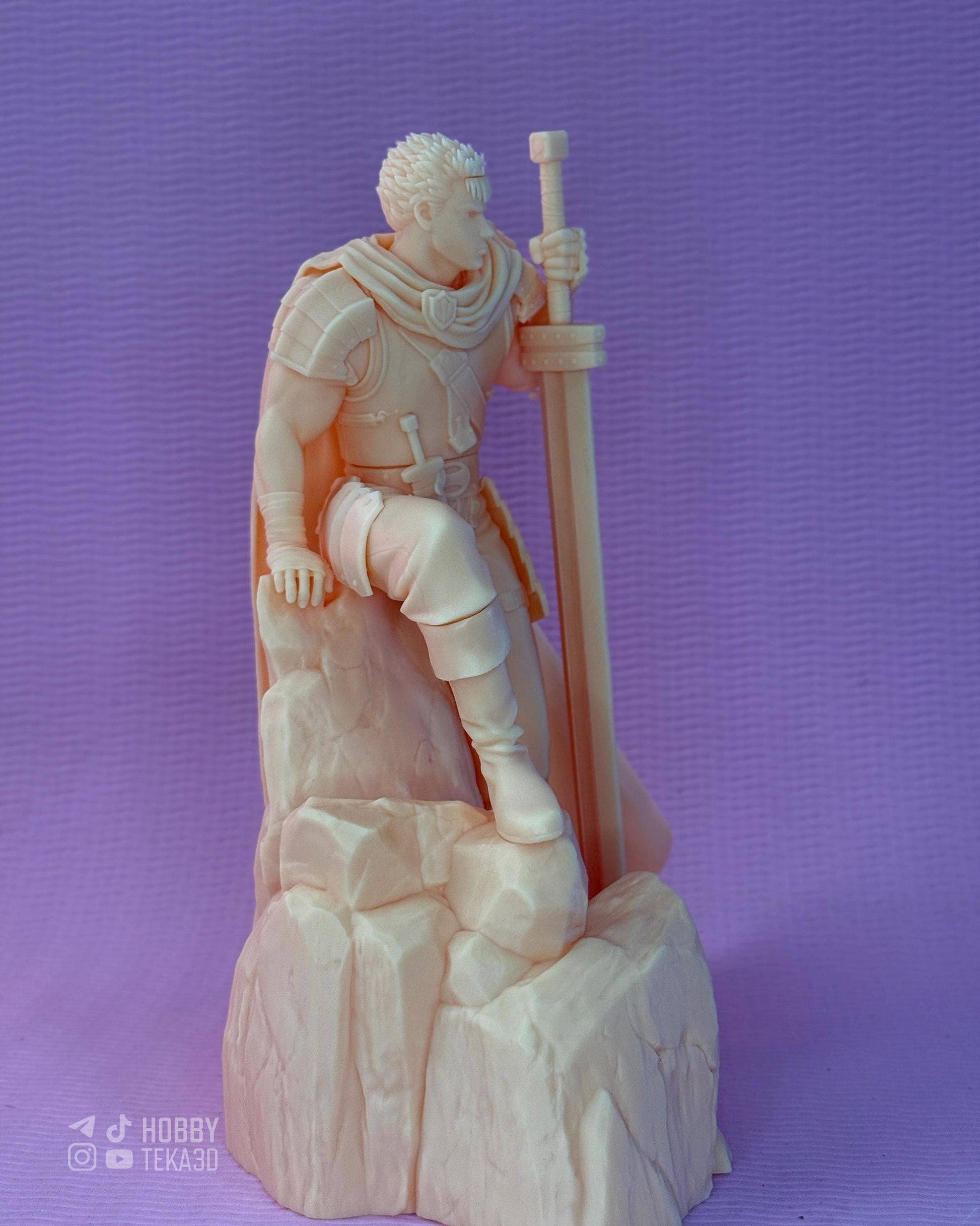 Berserk Knight — Painted & DIY | Resin 3D | FAN ART | Garage Kit