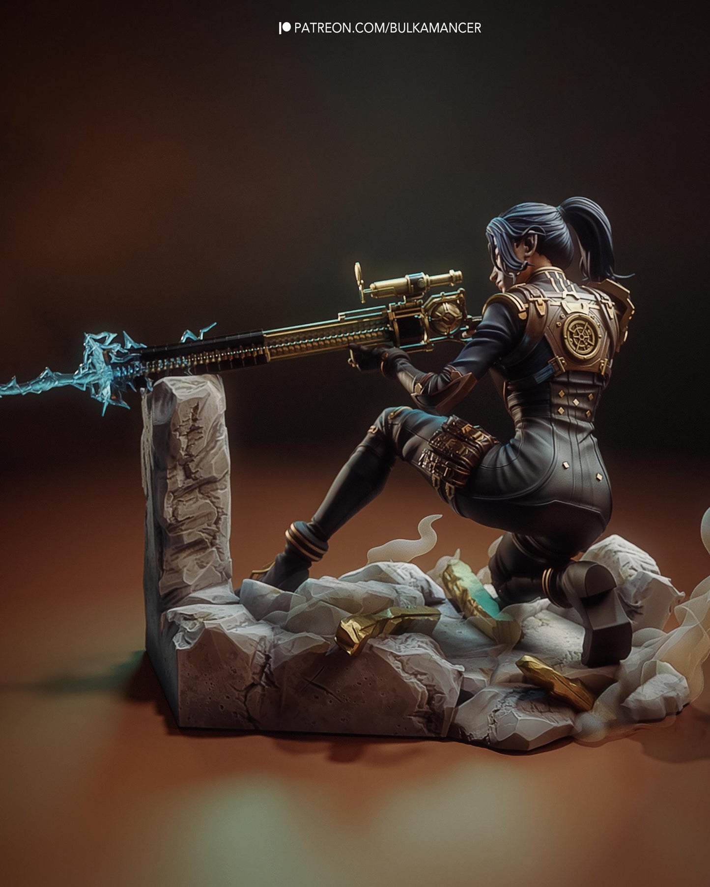 Arcane Sniper — Painted & DIY | Resin 3D | FAN ART | Garage Kit