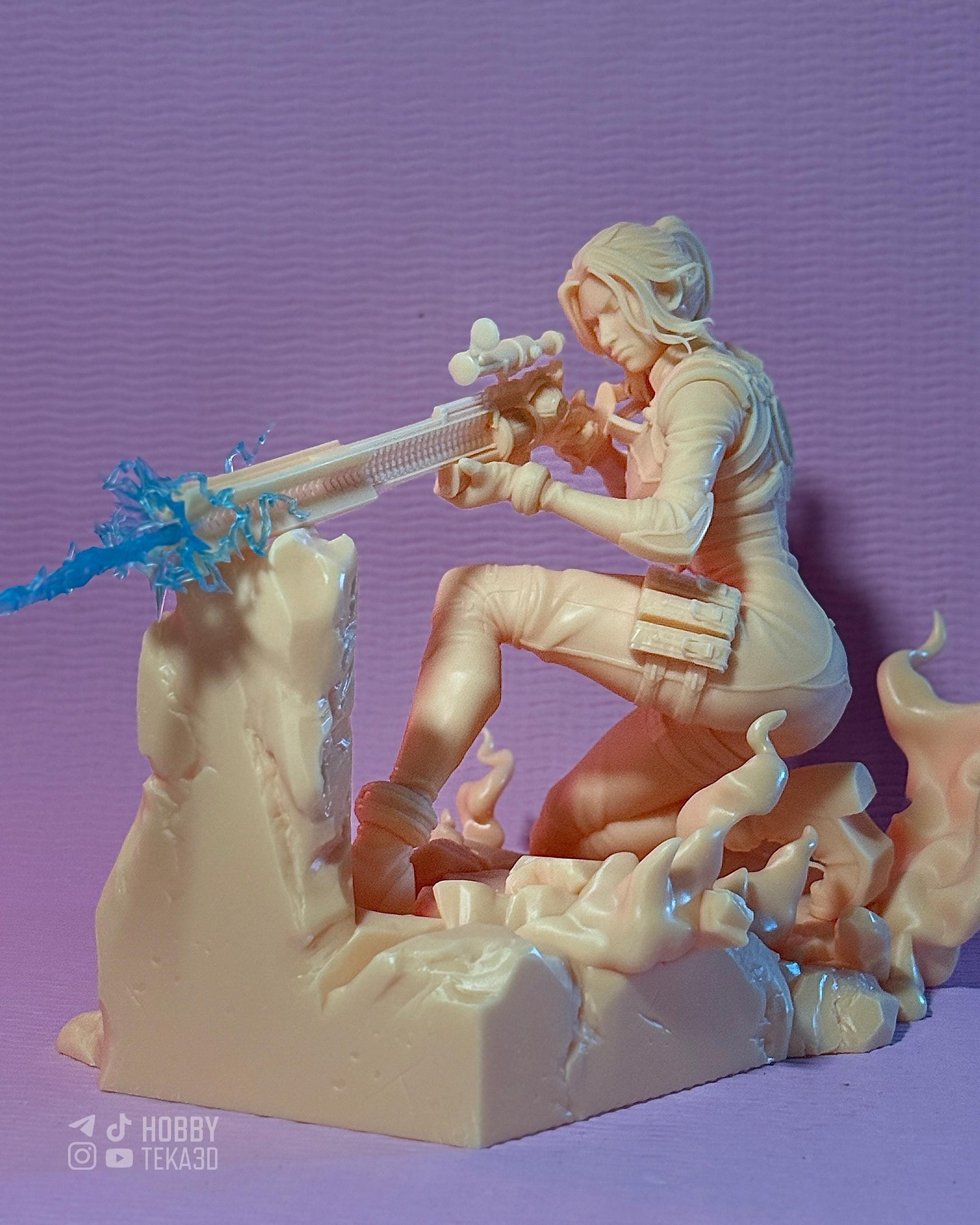 Arcane Sniper — Painted & DIY | Resin 3D | FAN ART | Garage Kit