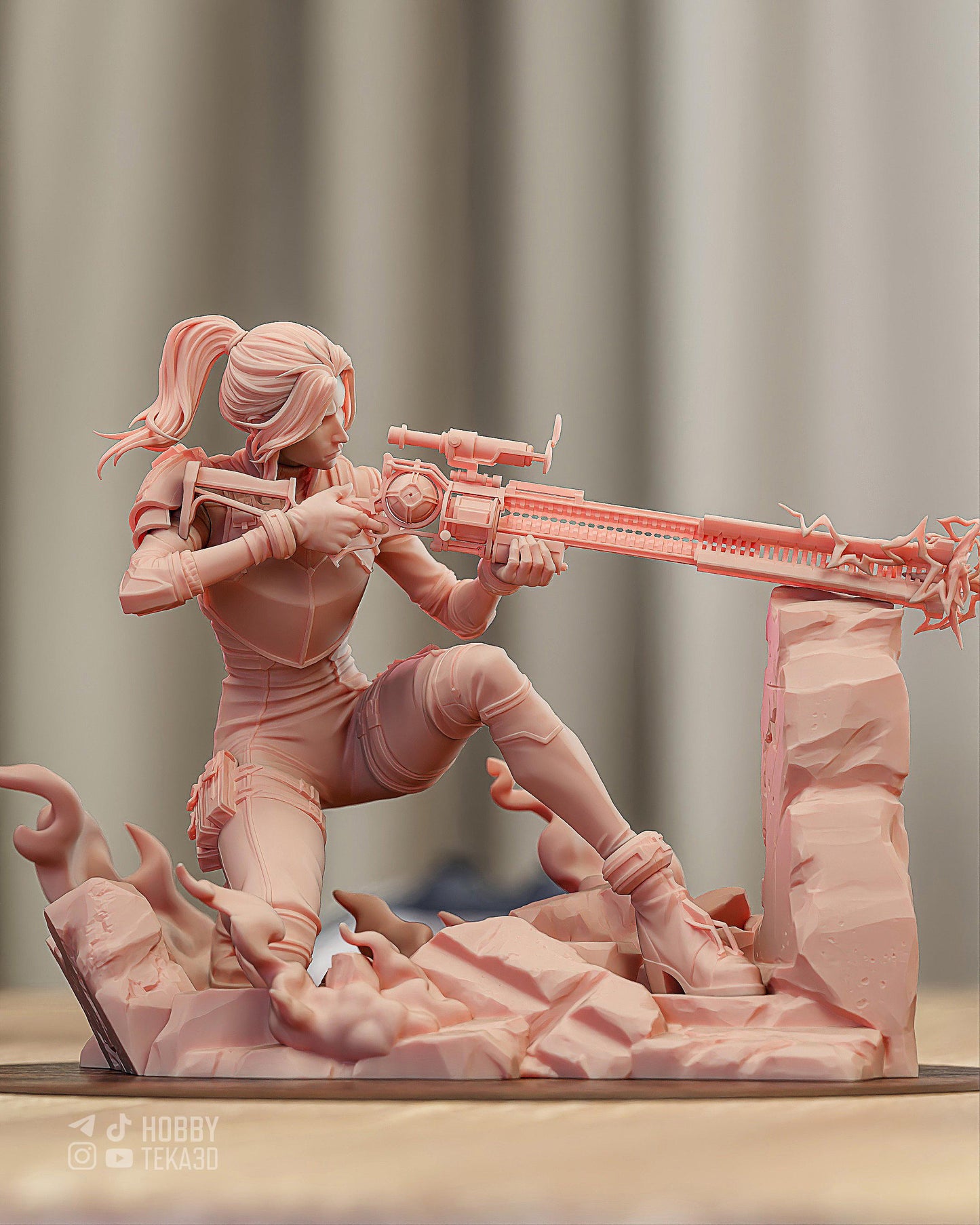 Arcane Sniper — Painted & DIY | Resin 3D | FAN ART | Garage Kit