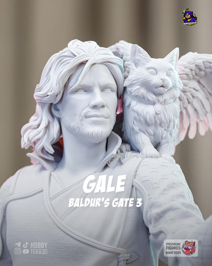 Gaming Action Figurine – Handpainted Resin Figure or DIY Model Kit, inspired by Baldur's Gate 3 Gale