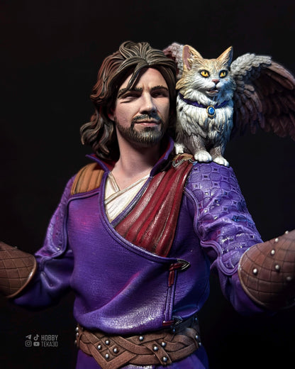 Gaming Action Figurine – Handpainted Resin Figure or DIY Model Kit, inspired by Baldur's Gate 3 Gale