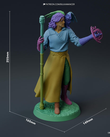 Gaming Action Figurine – Handpainted Resin Figure or DIY Model Kit, inspired by Baldur's Gate 3 Gale