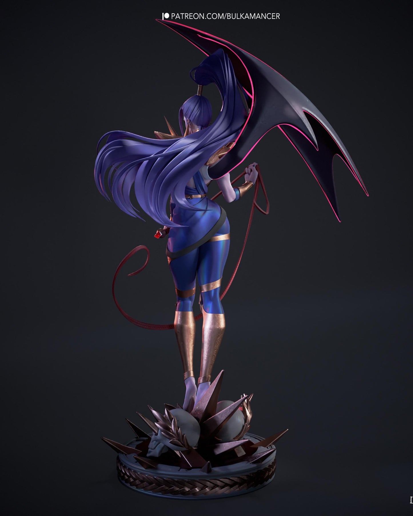 Whip of the Furies — Painted & DIY | Resin 3D | FAN ART | Garage Kit