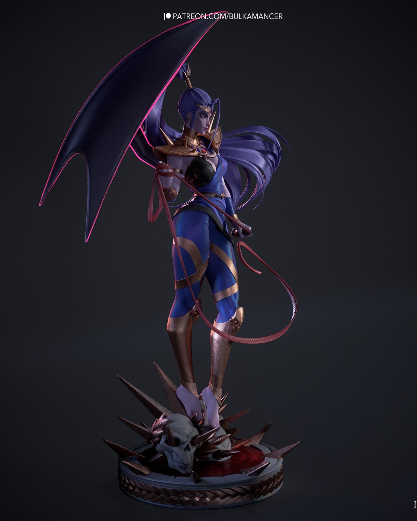 Whip of the Furies — Painted & DIY | Resin 3D | FAN ART | Garage Kit